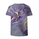 thumbnail image 5 of Puntoco Moda Mujer Verano Cuello Redondo Manga Corta Estampado Casual Camiseta Blusa Puntoco Puntoco-5061, 5 of 5
