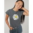 thumbnail image 2 of Daisy Hand Drawn Doodle T-Shirt Women -Image by Shutterstock, Female 4X-Large, 2 of 4