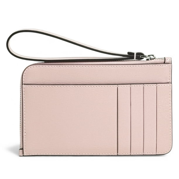 黒ピンク　リボンホルターネック Kate Spade New York Lucy Spade Flower Medium L-zip Wristlet