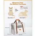 thumbnail image 5 of Three Tree Cat Carrier - Cat Carrier Soft for Medium or Large Cats up to 20lbs, with Dual-Sided Cushion, Secure Buckle and Foldable Bowl, Dog Carriers for Small Dogs, 5 of 10