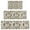 Beige Curiosity Shoppe, variant on Beige Curiosity Shoppe Pattern Kitchen Rugs Sets Of 3,Kitchen Runner Rugs Non Skid Washable,Decorative Kitchen Floor Mats for Kitchen,Sink,Laundry,17"x30"+ 17"x47" + 17"x59"