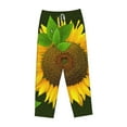 thumbnail image 4 of Bingfone Pajamas For Women,Sunflower3 Pajama Pants With Pockets-Small, 4 of 9