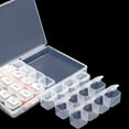 thumbnail image 2 of 127pcs 5D DIY Accesorios de pintura de diamantes Herramientas de pintura de diamantes Juego de herramientas de punto de cruz con 28 ranuras Caja de bordado de diamantes y pegatinas para manualidades Adepaton LRWJ025, 2 of 6