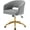 Gray, variant on Westice Home Office Desk Chairs, Velvet Rolling Chair, Height Adjustable Swivel Vanity Chair, Ergonomic Chair for Study, Living Room Computer Room, Grey