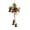 3#, variant on Pompotops Christmas Bell Hanging Ornaments Rustic With Pines Needle Bell Decoration Xmas Hanging Decorative Bell for Christmas Wreath Tree Door Decor
