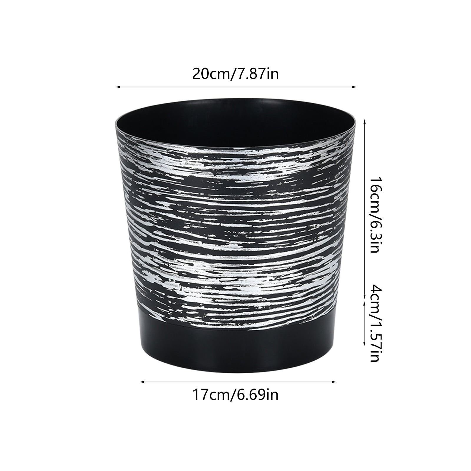 Self-Watering Plastic Flower Pot, Easy-Care Lazy Gardener Flower Pot with Water Reservoir Planter for Indoor and Outdoor Plants, Personalized Gardening Container for Roses and Houseplants