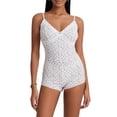thumbnail image 2 of Elippeo Women Jumpsuit, V Neck Backless Sleeveless Jumpsuit Floral Slim Fit Summer Bodysuit Clubwear, 2 of 8