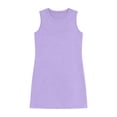 thumbnail image 7 of AnuYalue Women Summer Mini Dress Casual Crew Neck Sleeveless Fashion Dresses Loose Fit Beach Vacation Short Sundress, 7 of 7