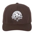 thumbnail image 2 of Gravity Outdoor Co. Flex Fit Sombrero - Marrón - Pequeño / Medio Gravity Outdoor Co. Gorra de béisbol, 2 of 2