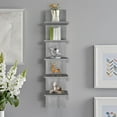 thumbnail image 6 of 5 Tier Wall Shelf Unit,Bedroom Shelves, Multifunctional Display Floating Shelf, Bedroom and Home Decor Organizer, 6 of 8