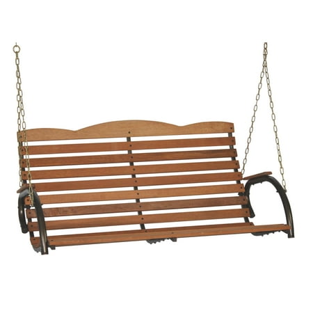 Jack Post Country Garden Hi-Back Porch Swing Seat With Chains