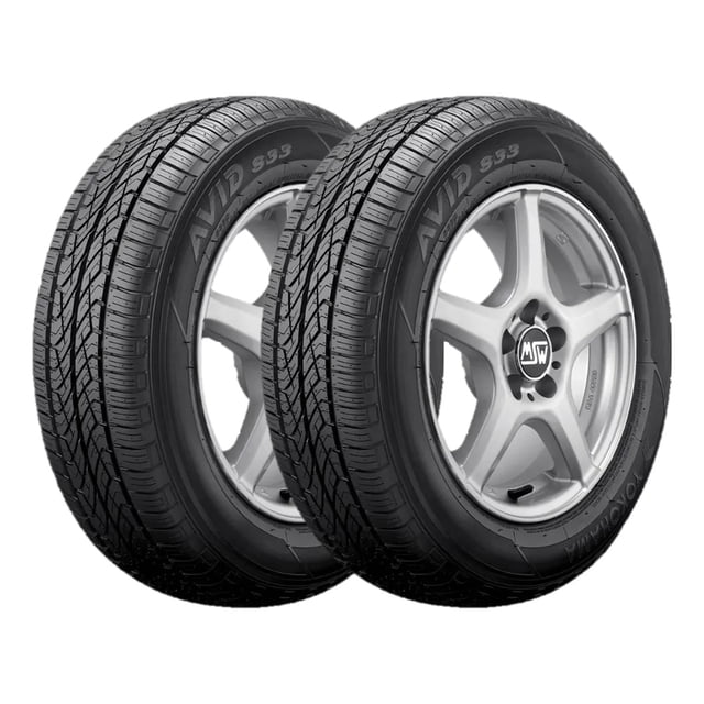 Paquete de 2 Llantas P195/65 R15 89S Yokohama avid s33d