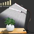 thumbnail image 2 of Grow Light 100W 6000K, Super Bright White Desktop Clip Plant Lamp for Seedlings Succulents Seeds Starting Indoor Plants Growing,Bendable Gooseneck & Timer 4 8 12 H, 2 of 8