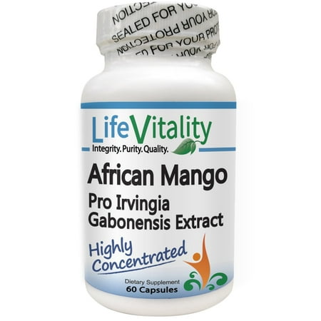 Life Vitality African Mango Pro Irvingia Gabonensis Supplement, 60