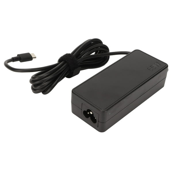 Adaptador de corriente para computadora portátil 20V 3.25A 65W Tipo C Protección multicapa Adaptador de corriente USB C para T480 T480s T580 X280 100‑240V