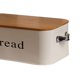 thumbnail image 1 of Wosthever Bread Box Modern Iron Kitchen torage Container with Lid Handles &   Almacenamiento y organización del hogar Blanco L, 1 of 1
