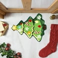 thumbnail image 5 of Lomyolo Christmas Bathroom Rugs Bath Mat Christmas Decoration Christmas Tree Santa Decor for The Home, Holiday Cute Green Decor Non-Slip 20''x32'', 5 of 7