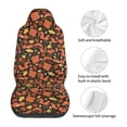 thumbnail image 5 of Honeii Forest Squirrel Print Car Seat Covers 2 Pieces, Full Set Universal Seat Covers for Cars, Waterproof Auto Seat Protectors, 5 of 7