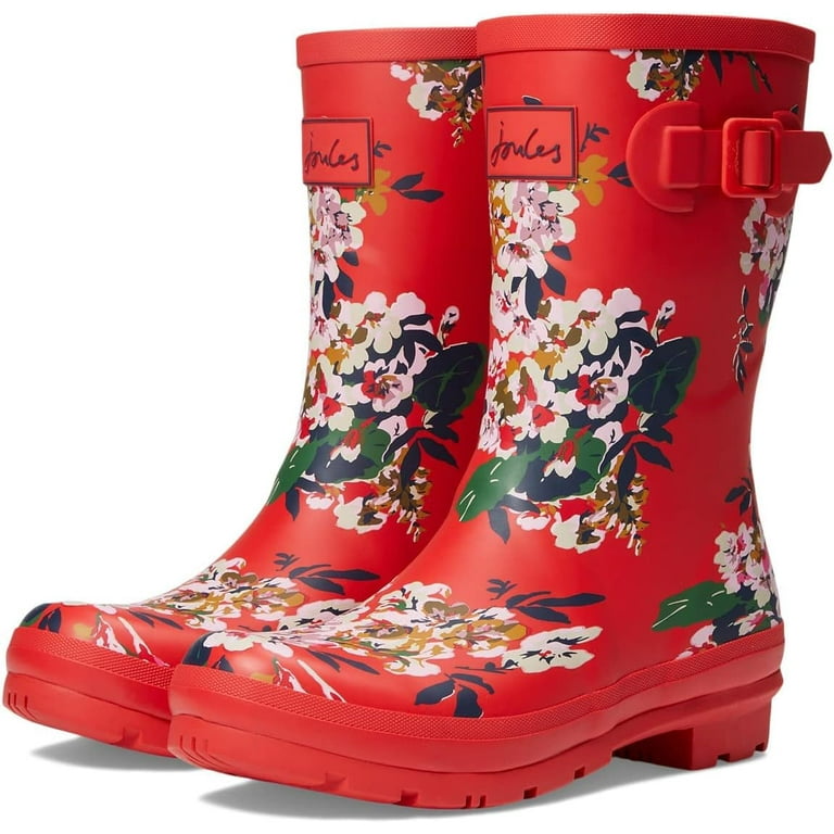 Joules floral rain boots hotsell