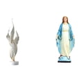 thumbnail image 1 of Figura decorativa,Escultura de plumas para escritorio,oficina,decoración del hogar,Figura decorativa de escritorio para decoración de mesa del hogar,Estatua católica,Estatua de la Virgen, 1 of 8