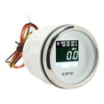 thumbnail image 1 of Velómetro GPS, 52 mm DC 9-32V IP67 Impermeable MPH Odómetro GPS Universal para Motocicleta para marina para RV, 1 of 7