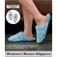 thumbnail image 2 of Cozylook Fuzzy Slippers for Women Indoor and Outdoor Cozy House Shoes with Memory Foam Non-slip Sole Gifts for Women Mom Ladies, 2 of 5