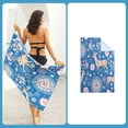 thumbnail image 1 of Toalla de baño de secado rápido, Toalla de playa, microfibra, forro polar de doble cara, estampado de una cara, toalla de baño, albornoz de Spa, toalla de playa Wmkox213yii hfskjfh206, 1 of 2