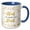 Blue/White, variant on 3drose, Glad to Have You Back on Board Aboard Team Office Work Employee Staff, 11oz Two-tone Yellow Mug