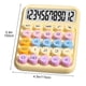 thumbnail image 3 of Fiudx Mini Calculadora de Escritorio, Pantalla Lcd de 12 Dígitos, Elegante Diseño Degradado, Teclas Redondas Cómodas, Uso En Casa, Oficina y Escuela, Eficiencia Energética, Requiere Batería Aaa, Tama, 3 of 6