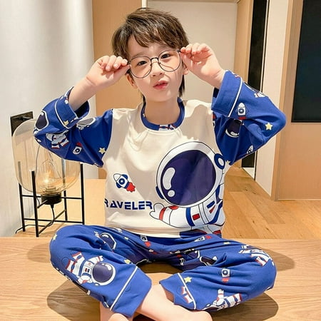 

Anime Sanrios Children Cotton Pajama Set Cartoon Kuromi Hellokittys Cinnamoroll Print Long Sleev Long Pants Home Clothing 2piece