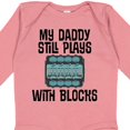 thumbnail image 4 of Inktastic Auto Mechanic Daddy Still Plays with Blocks Boys or Girls Long Sleeve Baby Bodysuit, 4 of 5