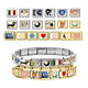 thumbnail image 4 of "2pcs Pulsera Italiana De Acero Inoxidable Lab.G Color Oro Plata ", 4 of 5