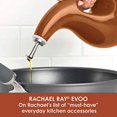 thumbnail image 2 of Rachael Ray 51978 Cucina Ceramics EVOO Olive Oil Bottle Dispenser with Spout - 24 Ounce,Orange, 2 of 9