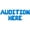 Blue, variant on Letter Balloons - AUDITION HERE 16" Inch Alphabet Letters Foil Mylar Balloon Casting Party Banner (Gold)