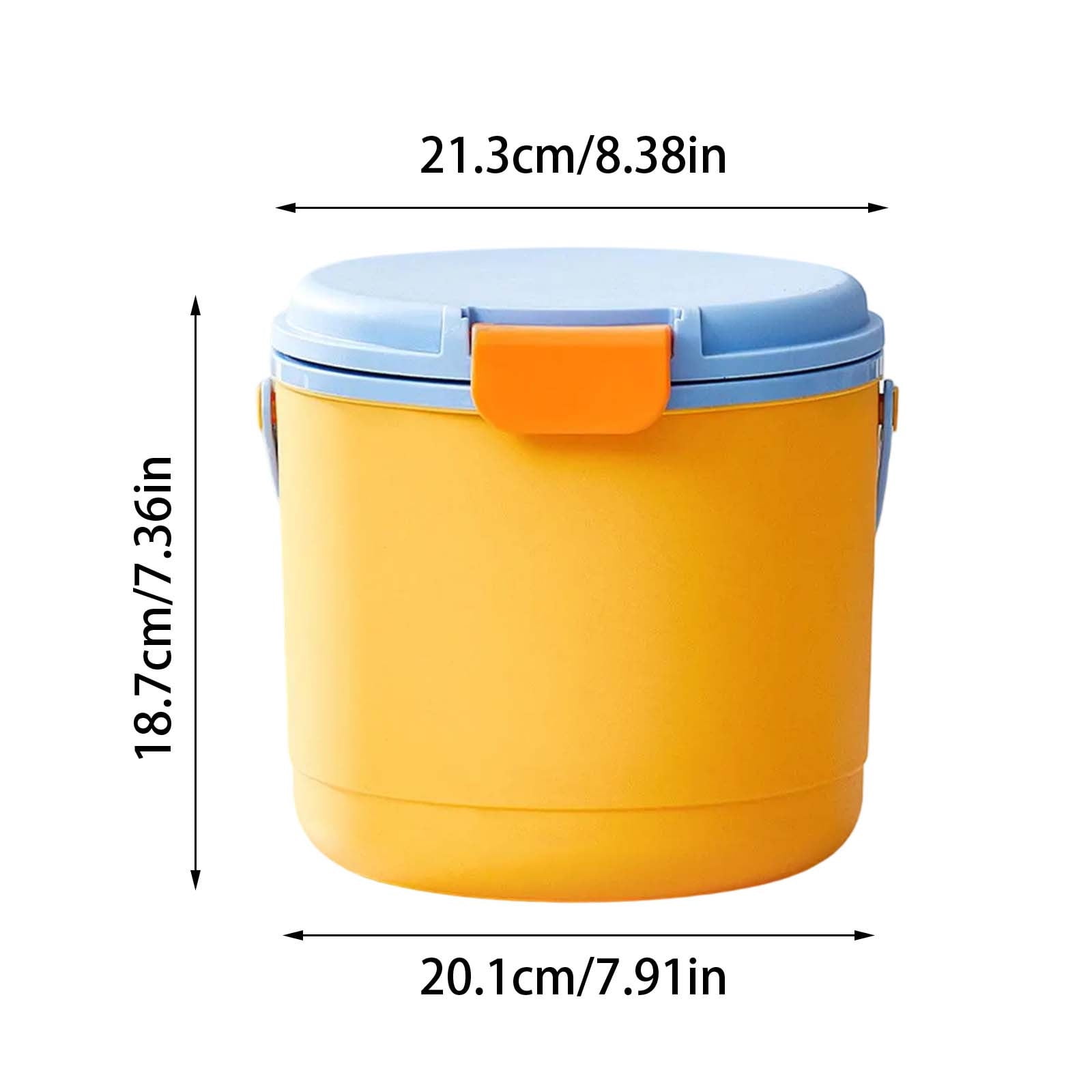 Aodebiao Insulated Ice Bucket for Outdoor Camping, 5-Quart Portable Cooler with Handle, Durable Plastic Ice Storage for Picnics, Backyard Parties, Beach & Home Bar Use