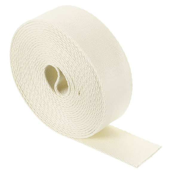 Uxcell 5 Yards Nylon Webbing Strap, 1 3/8-inch Flat Webbing Straps for Bag DIY, Cream
