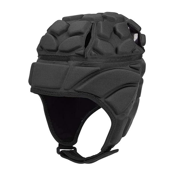 Adjustable Rugby Helmet Headguard Soft Padded Shell Hockey Head Guard
