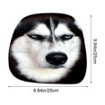 thumbnail image 3 of Homellea Husky Dog Car Headrest Covers, 9.84 Inch Double-Sided Printed Stretch Fabric Seat Head Rest Protectors for Cars, Trucks, SUVs, Interior Decor and Auto Accessories Set, 3 of 7
