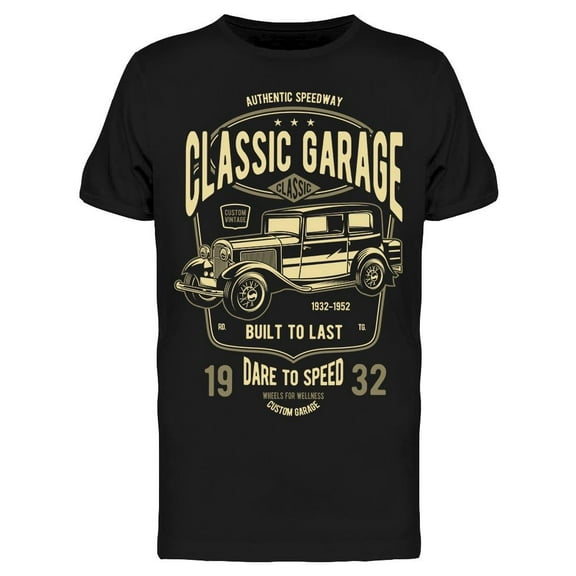 Classic Garage 1932 T-Shirt Men -Image by Shutterstock, Male Small