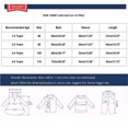 thumbnail image 3 of Abrigo De Invierno Para Niños Pequeños, Chaquetas De Abrigo Para Niños Y Niñas, Suéter Grueso De Otoño Para Niños, Abrigo De Algodón De Felpa, Suéter Azul Odeerbi LM103-7925, 3 of 6