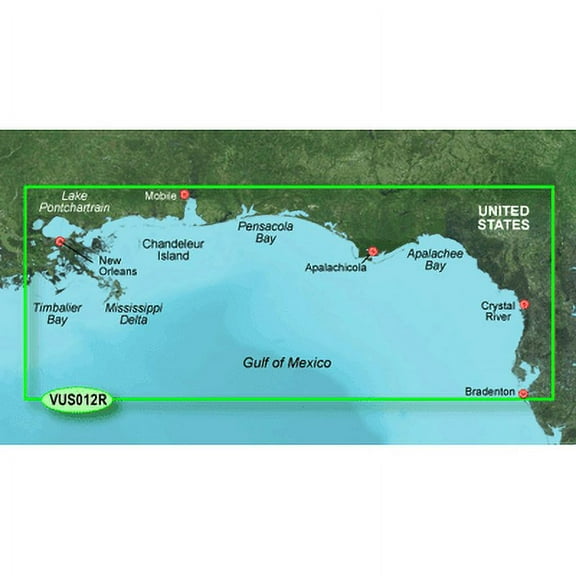 Garmin 010C071300 g2 Vsn HD SD VUS012R Tampa-New Orleans