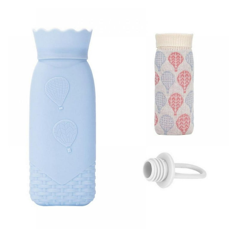 Big Clear!]Thermos Bag Silica Gel Bottle Winter Thermos Bottle Microwave  Heating Macaron Portable Thermos For Hands And Feet 