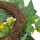 thumbnail image 3 of Artificial Wreaths for Front Door, 20 Inch Spring Summer Wreath with Green Forsythia Hydrangea and Blue Cosmos for Home Wedding Party Wall Decor, 3 of 4