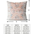thumbnail image 3 of Boho Throw Pillow Covers 18x18 inch Set of 2 Monaco Rug Persian Carpet Double Sided Pattern Short Plush Cotton Soft Pillow Case Cushion Cover Pillowcase for Couch Sofa Bed Decorative (Pink), 3 of 6