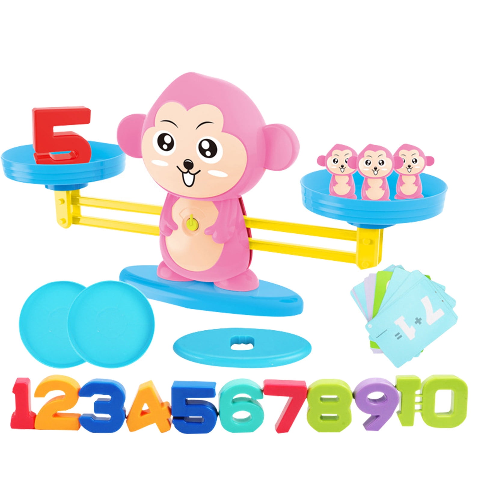 Egmy Play Brainy Balancing Monkey Math Game Fun & Educational Monkey Scale Math Toy - Walmart.com - Walmart.com
