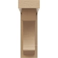 thumbnail image 2 of 3"W x 6"D x 9"H Classic Emerson Rough Cedar Woodgrain TimberThane Corbel, Primed Tan, 2 of 6