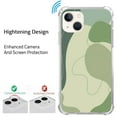 thumbnail image 4 of Watercolor Green Case Compatible with iPhone 13,Unique Art Design TPU Bumper Cover Case, 4 of 6