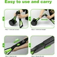 thumbnail image 5 of 28" Pooper Scooper, Foldable Dog Pooper Scooper with Unbreakable Material and Durable Spring for Grass and Gravel, Green, 5 of 7