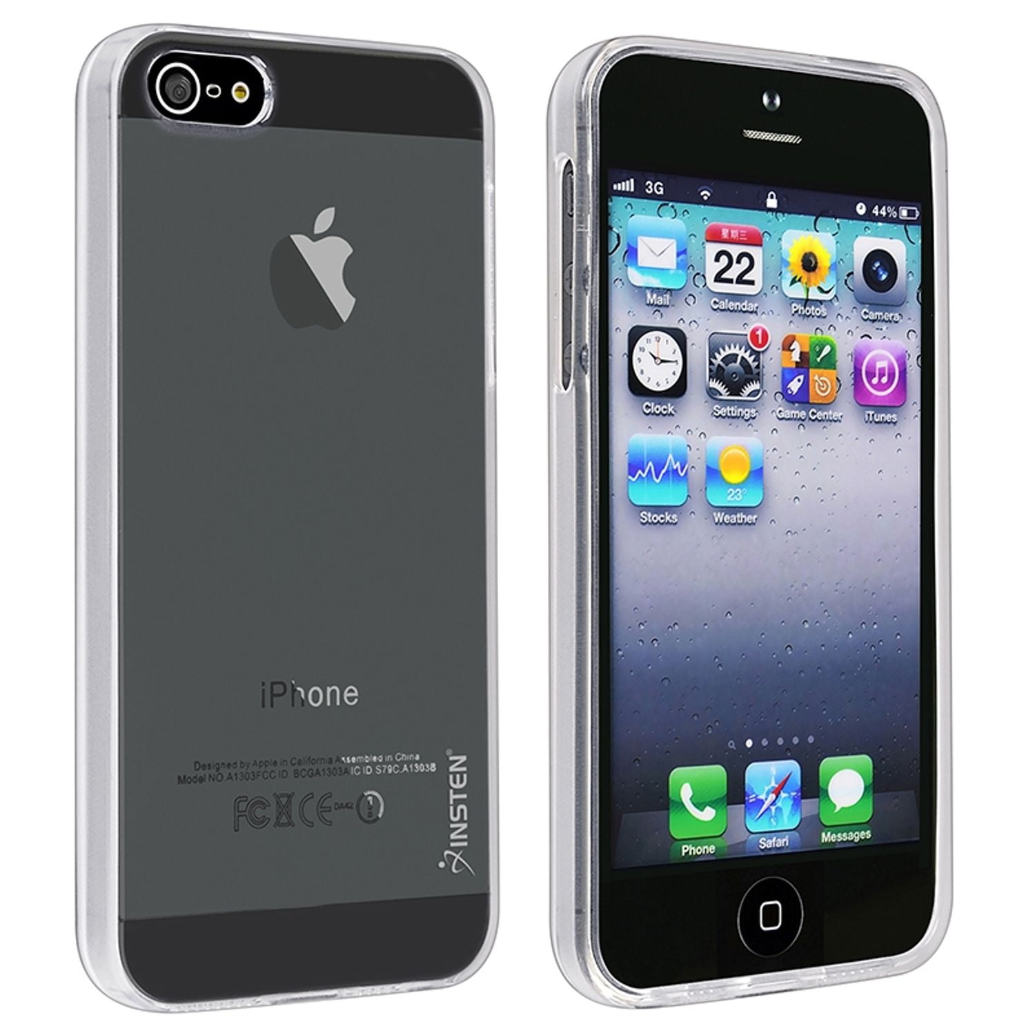 iPhone SE Case Clear by Insten 2 Pcs Transparent TPU Skin Case Cover