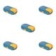 thumbnail image 2 of Bewildely pastillero mini compartimento independiente tableta divisor almacenamiento tabletas organizador viaje interior exterior diario divisor Azul 5Conjunto, 2 of 6